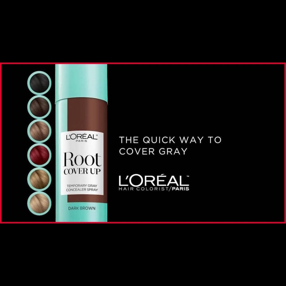 2 PACK! L’Oreal Root Coverup Spray (Dark Brown)